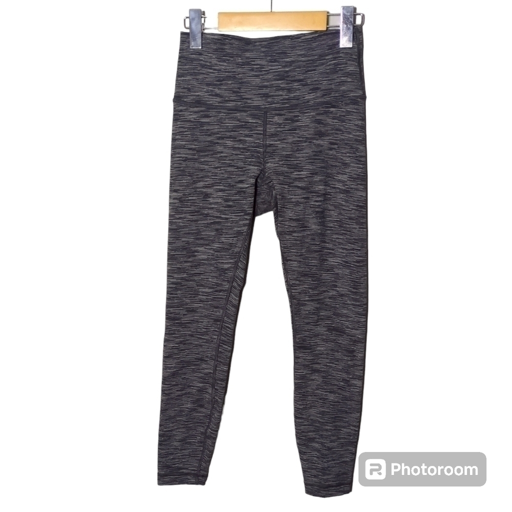 Lululemon Wunder Under Hi-Rise 7/8 Tight Space Black Slate